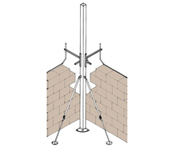 Escantilhão para Alvenaria EC – 02 - Metalúrgica Desterro